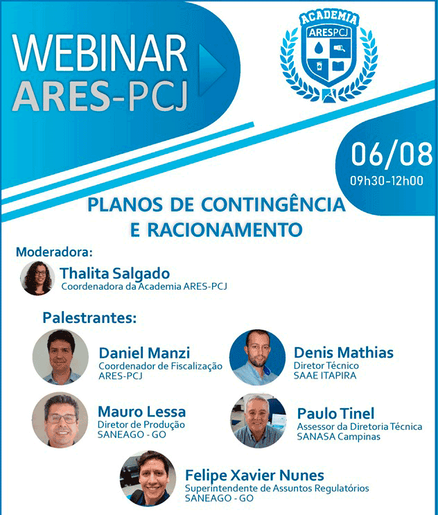 Webinar: Planos de Contingência e Racionamento